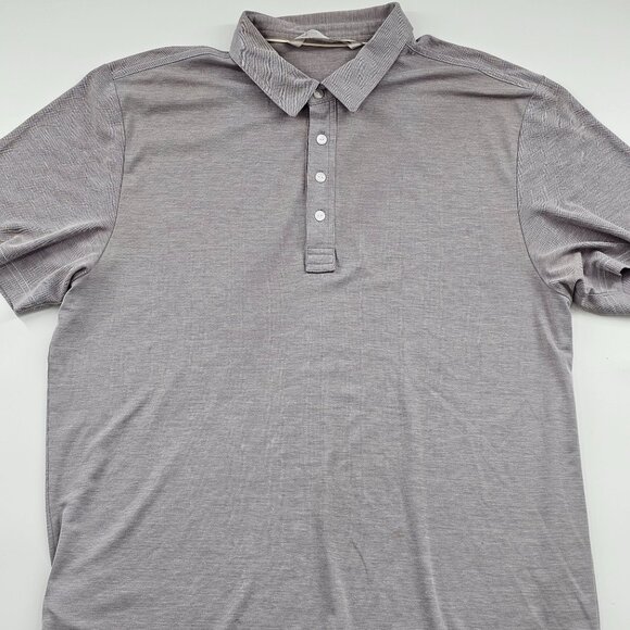 Travis Mathew Mens Polo‎ Short Sleeve Shirt Grey Size XL - Picture 1 of 4